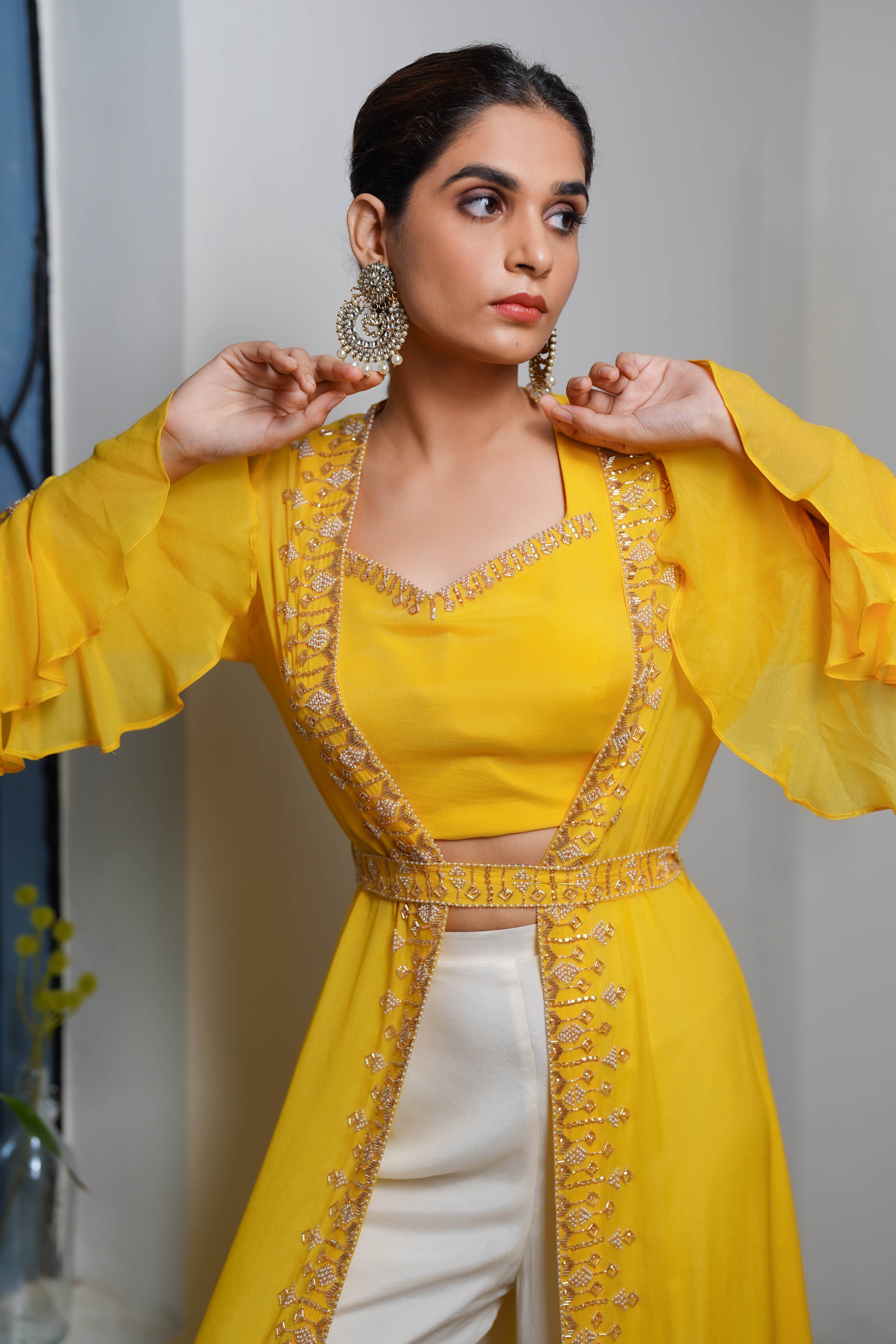 Cilory.com - Beautiful embroidered yellow kurti with... | Facebook