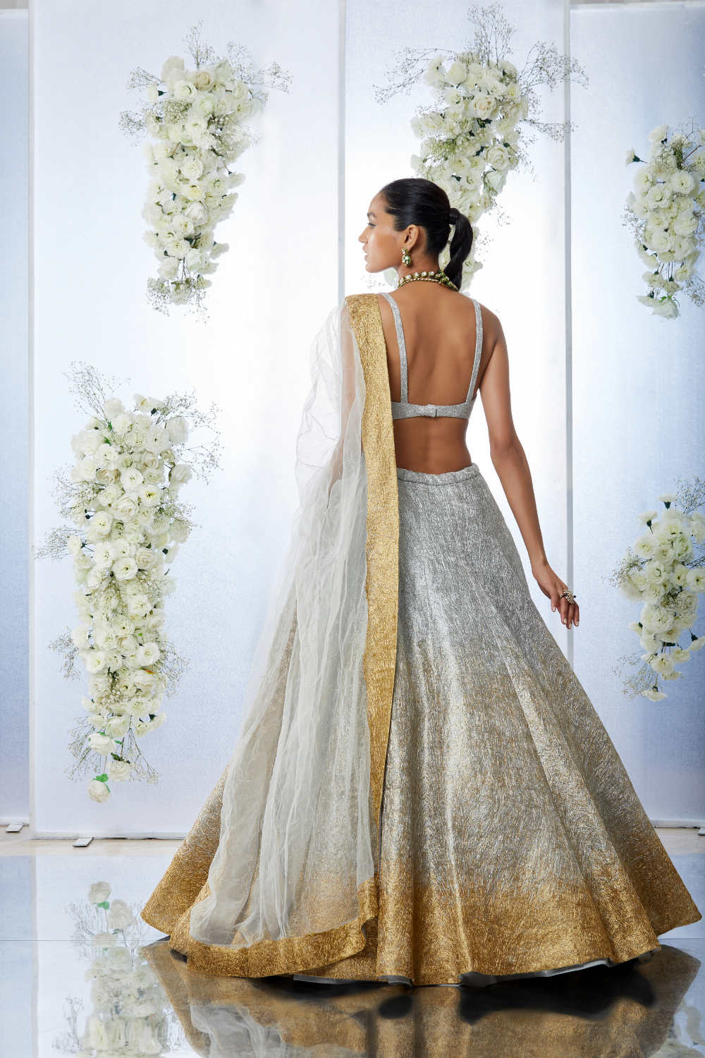 Whether it's a roka ceremony or a nikkah, our champagne gold chevron bridal  lehenga choli. I… | Indian fashion dresses, Indian outfits lehenga, Indian  fashion saree